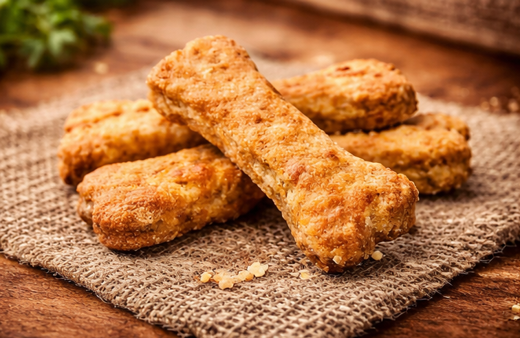 Peanut Butter Bacon Dog Treats