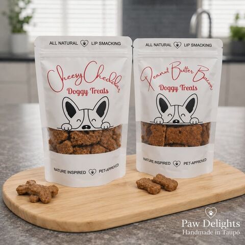 Natural Dog Treat Bags – Premium Gifts | Paw Delights