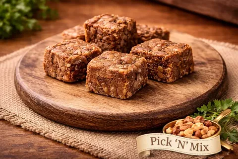 Carob & Bacon Doggy Brownies